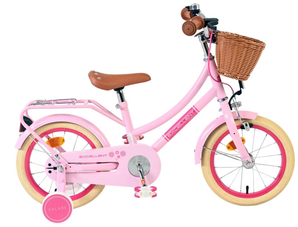 Volare Excellent Kinderfiets – Meisjes – 14 inch – Roze