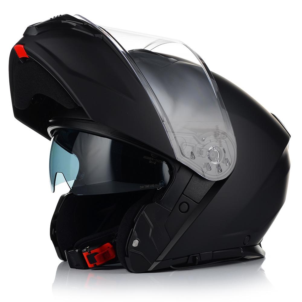 Helm Systeemhelm Prato Mat Zwart