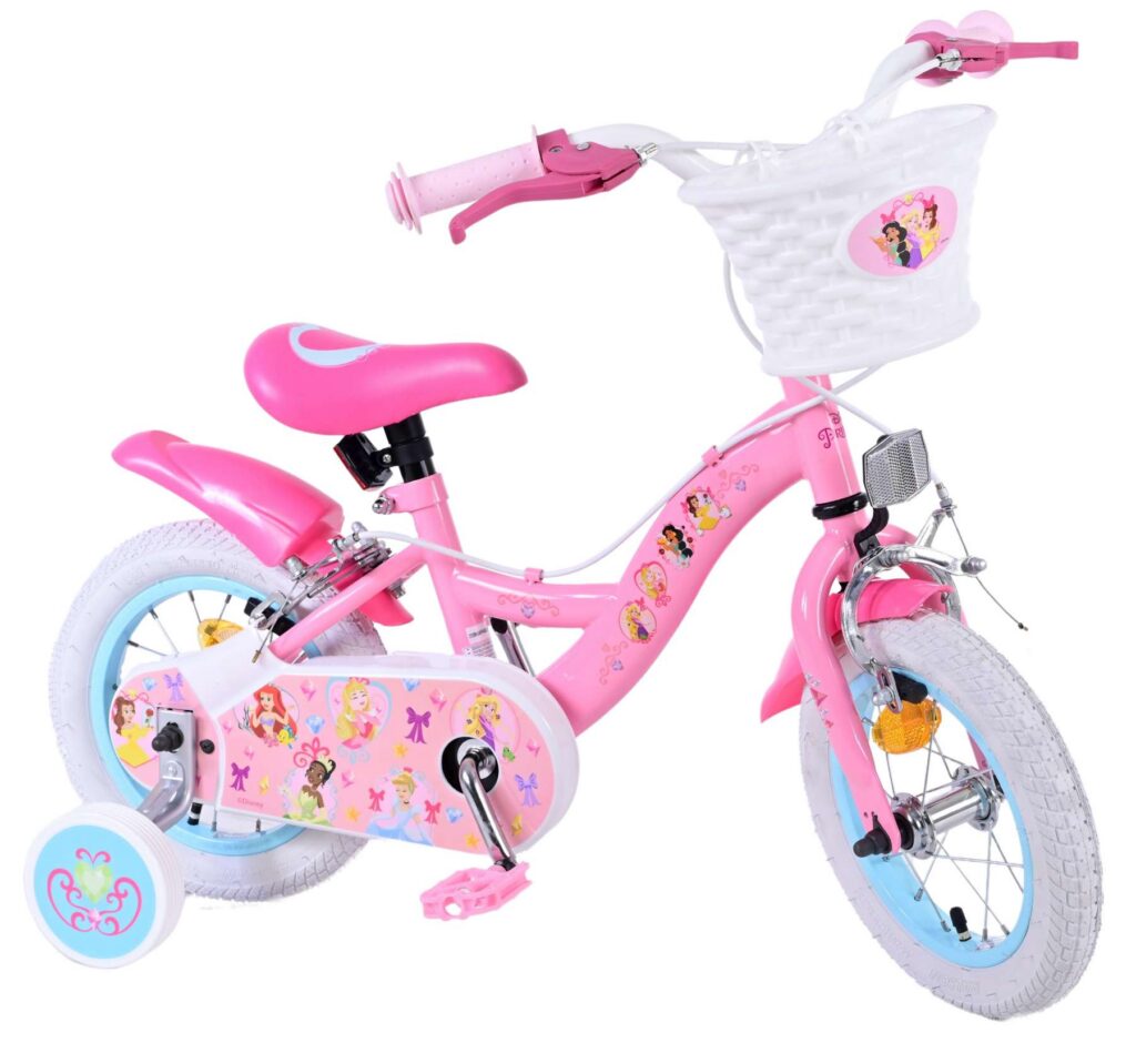 Magic Royals Kinderfiets – Meisjes – 12 inch – Roze – Twee Handremmen
