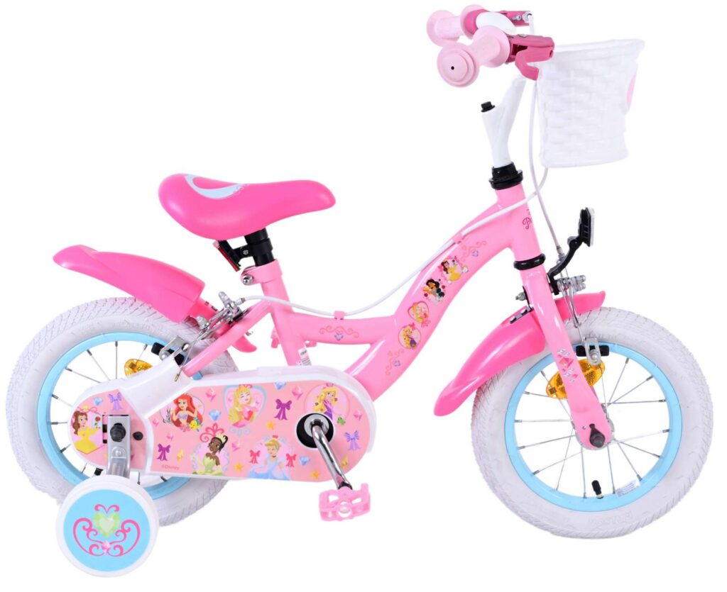 Magic Royals Kinderfiets – Meisjes – 12 inch – Roze – Twee Handremmen