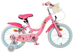 Magic Royals Kinderfiets – Meisjes – 16 inch – Roze – Twee Handremmen