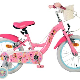 Magic Royals Kinderfiets – Meisjes – 16 inch – Roze – Twee Handremmen