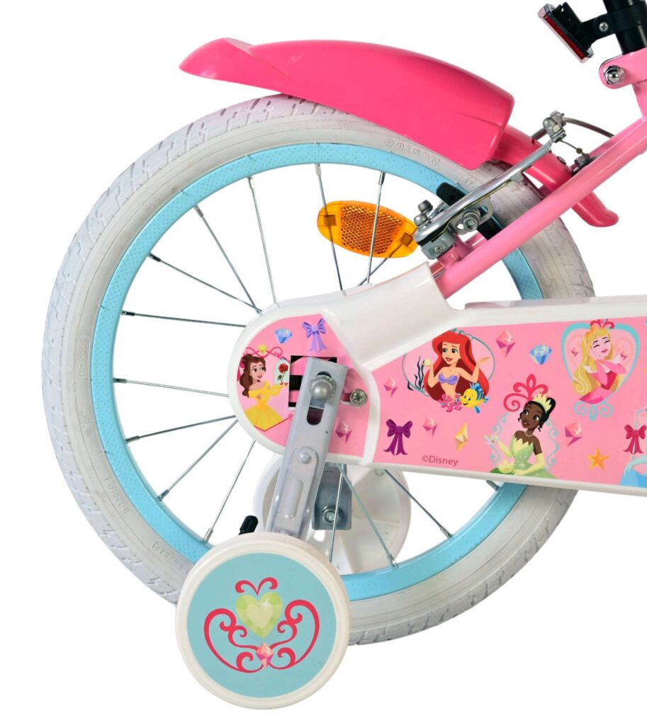Magic Royals Kinderfiets – Meisjes – 16 inch – Roze – Twee Handremmen