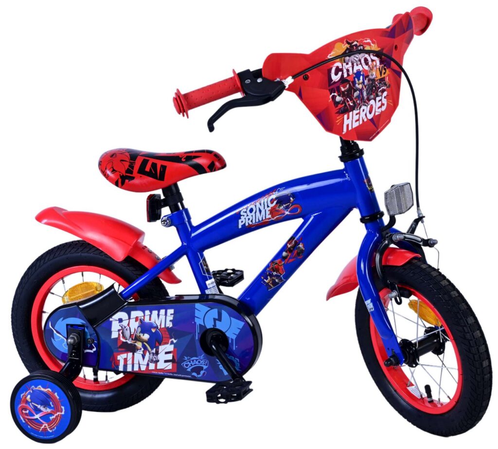 Turbo Crew Kinderfiets – Jongens – 12 inch – Blauw Rood
