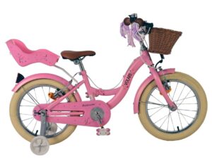 Volare Blossom Kinderfiets – Meisjes – 16 inch – Roze – Twee Handremmen