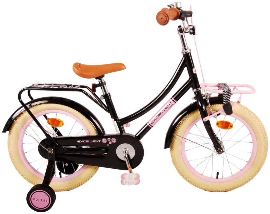 Volare Excellent Kinderfiets – Meisjes – 16 inch – Zwart