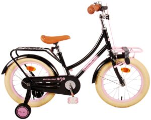 Volare Excellent Kinderfiets – Meisjes – 16 inch – Zwart – 95% afgemonteerd