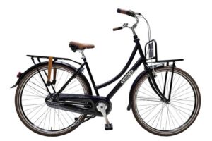 Volare Oma Classic Kinderfiets – Meisjes – 28 inch - M - Zwart - Nexus 3 versnellingen