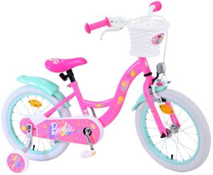 Barbie Kinderfiets - Meisjes - 16 inch - Roze - Twee handremmen