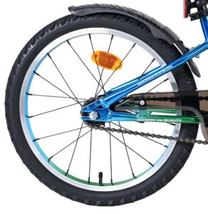 Volare Chrome Kinderfiets - Jongens - 18 inch - Blauw Groen