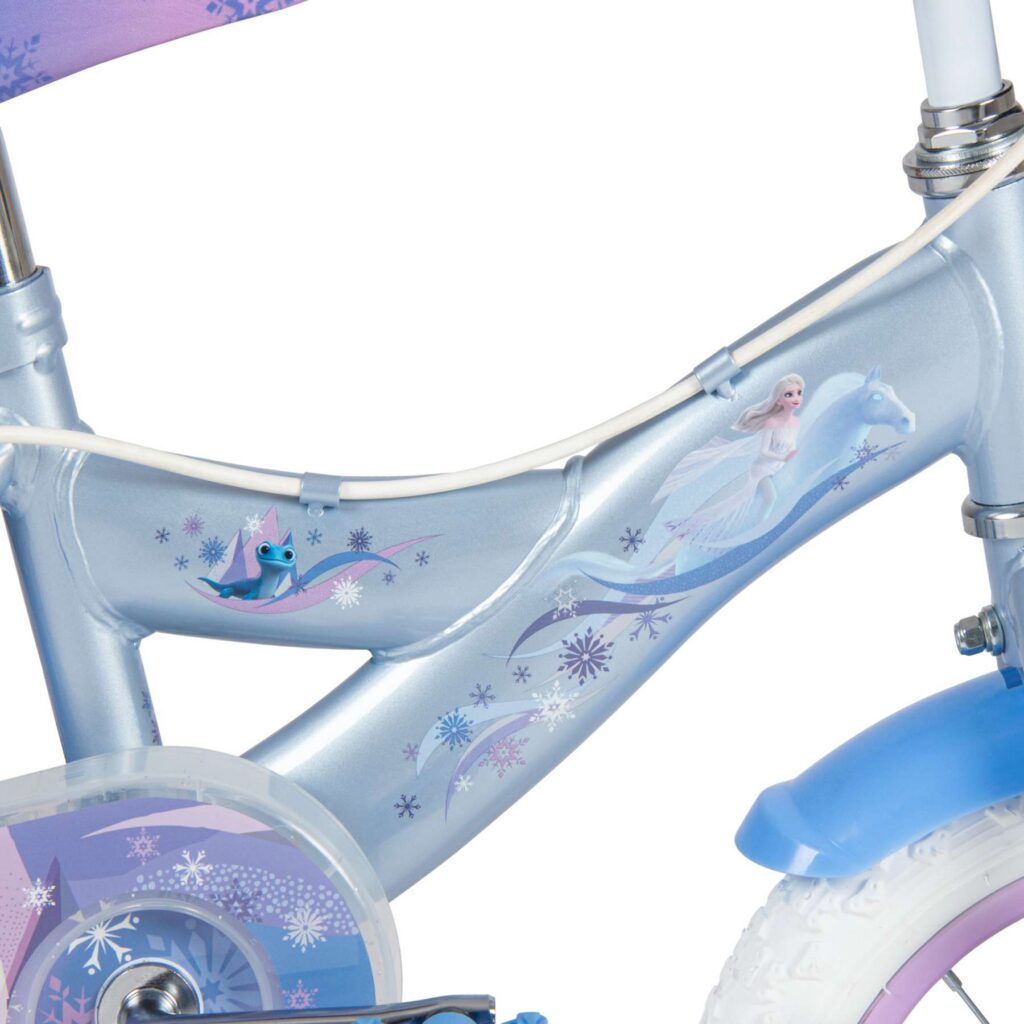 Disney Frozen 2 Kinderfiets – Meisjes – 12 inch – Blauw Paars- Twee handremmen