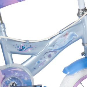 Disney Frozen 2 Kinderfiets - Meisjes - 12 inch - Blauw/Paars- Twee handremmen
