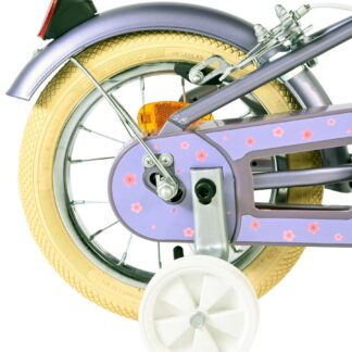 Volare Blossom Kinderfiets - Meisjes - 12 inch - Paars - Twee handremmen