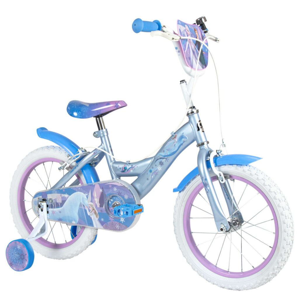 Disney Frozen 2 Kinderfiets – Meisjes – 16 inch – Blauw Paars – Twee handremmen