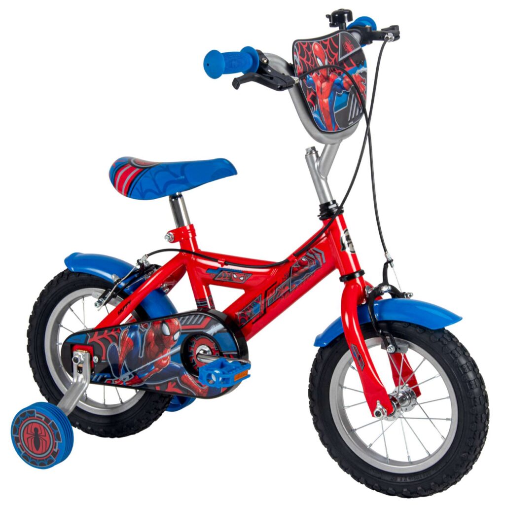 Spider-Man Kinderfiets – Jongens – 12 inch – Rood Blauw – Twee handremmen