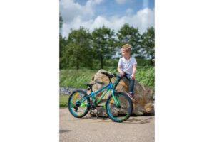 Volare Chrome Kinderfiets - Jongens - 18 inch - Blauw Groen- Twee handremmen