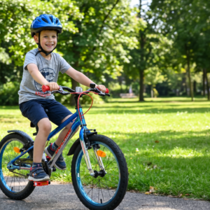 Volare Chrome Kinderfiets - Jongens - 18 inch - Blauw Zilver - Twee handremmen