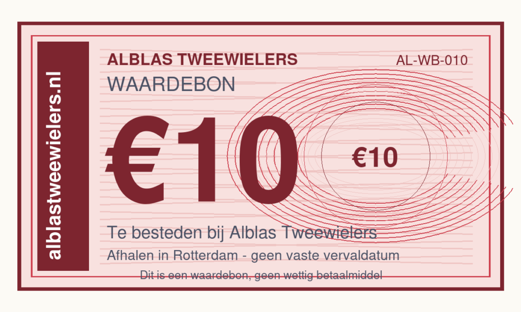 Waardebon €10