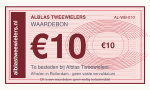 Alblas Tweewielers waardebon van €10,00