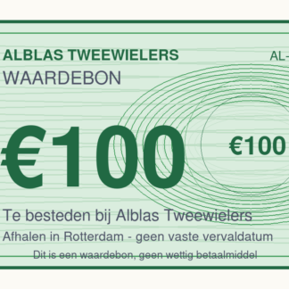 Alblas Tweewielers waardebon van €100,00
