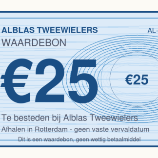 Alblas Tweewielers waardebon van €25,00