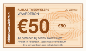 Alblas Tweewielers waardebon van €50,00