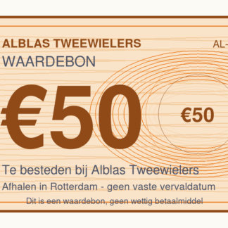 Alblas Tweewielers waardebon van €50,00