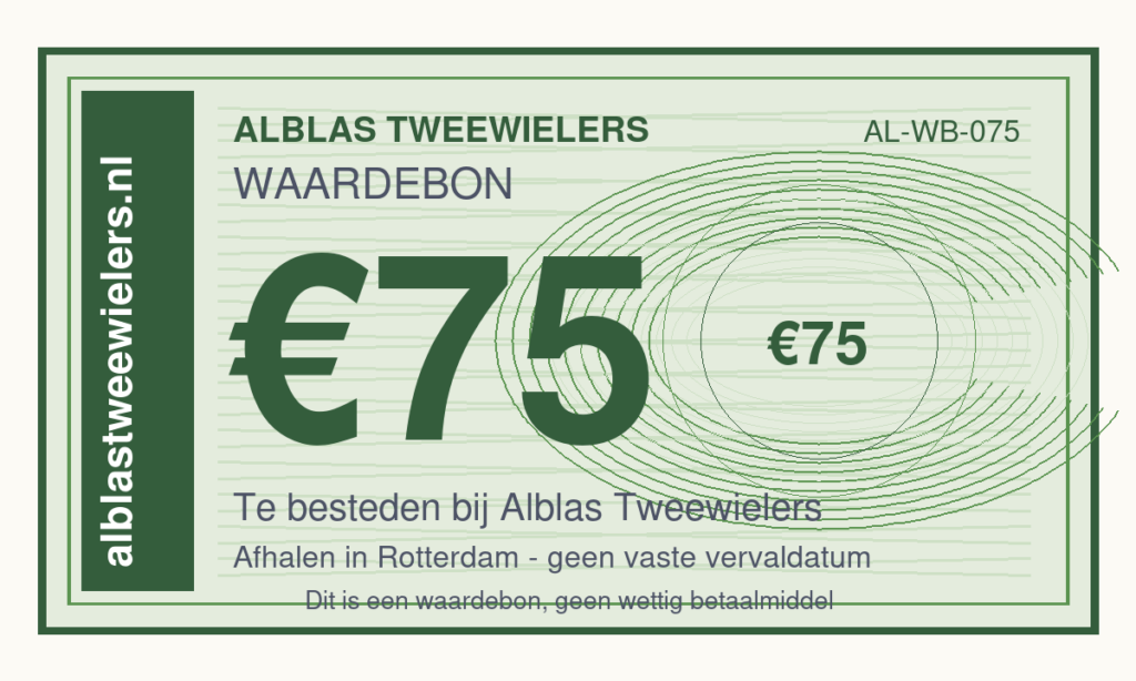 Waardebon €75